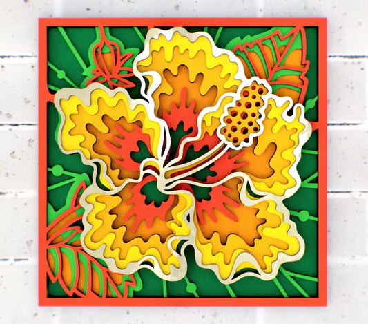 Tropical Flower SVG