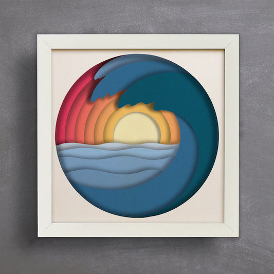 Sunset Wave SVG