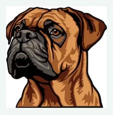 Bull Mastiff Dog SVG