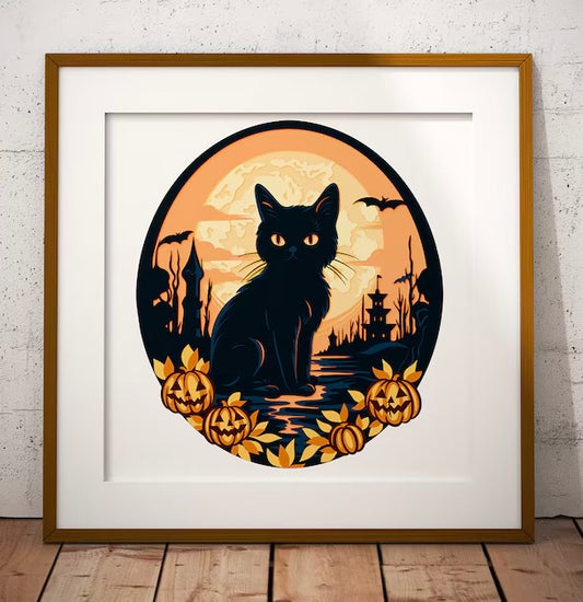 Halloween Cat SVG