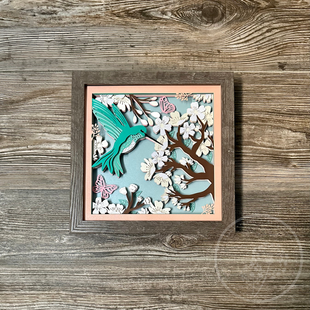 Hummingbird Shadowbox