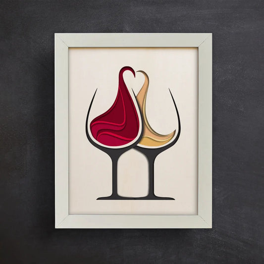 Wine Glasses SVG