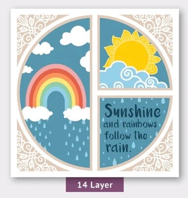 Sunshine and Rainbows SVG