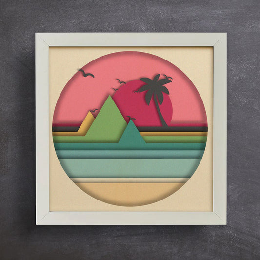 Tropical Sunset SVG