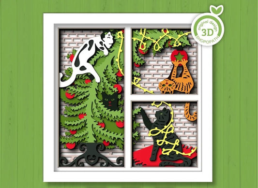 Christmas Cats SVG
