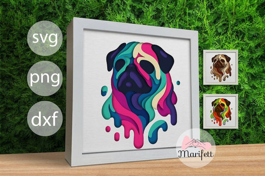 Colorful Dog 3 SVG