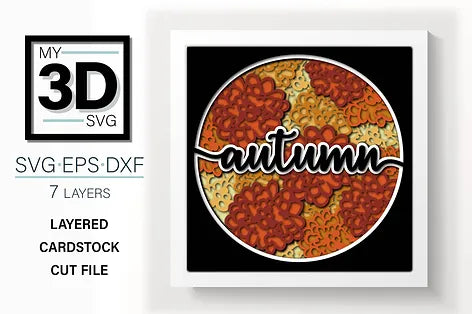 Autumn with Chrysanthemums SVG