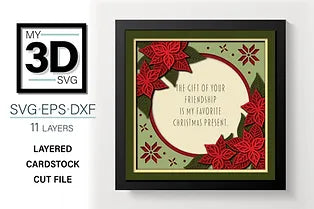 Christmas Frame SVG