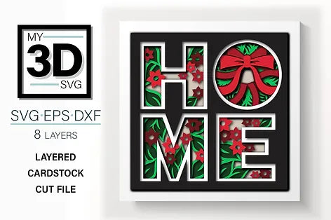 Christmas Home SVG
