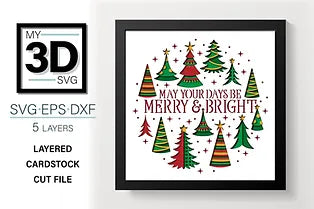 Christmas Tree Forest SVG