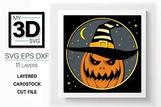 Creepy Pumpkin SVG