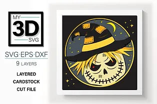 Creepy Scarecrow SVG