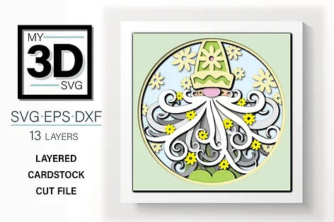 Easter Gnome 2 SVG