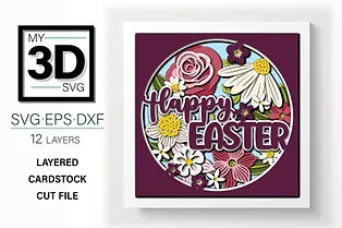 Easter Mason Jar SVG