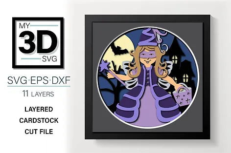 Halloween Fairy Princess SVG