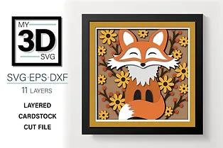 Fall Fox SVG