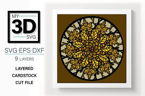 Fall Mandala SVG