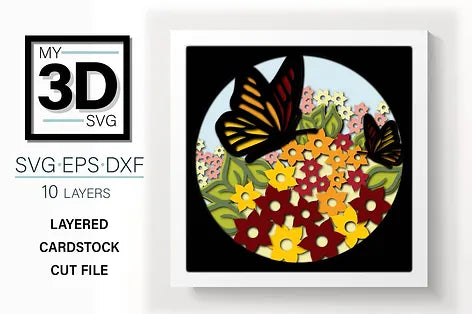 Flower Field SVG