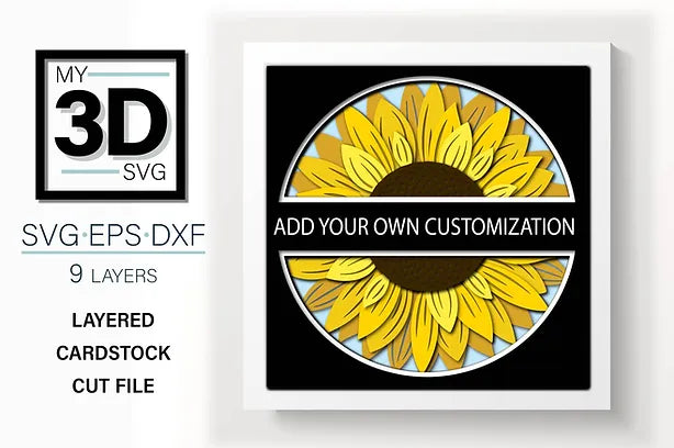 Sunflower (Customizable) SVG