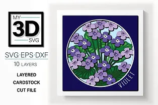 Violets SVG